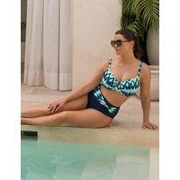 Fantasie Sabana Printed Wired Plunge Bikini Top D-H Multi