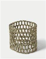 Faceted Bead Stretch Bracelet