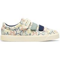 Clarks Kids' Canvas Riptape Trainers (7 Small - 12.5 Small) Multi