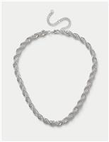 Chunky Twist Rope Necklace