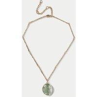 M&S Pendant Drop Necklace Gold