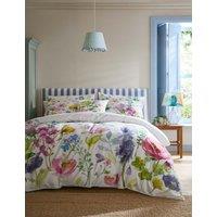 Bluebellgray Pure Cotton Sateen Tetbury Bedding Set White Mix