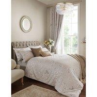 Laura Ashley Pure Cotton Rowsham Garden Bedding Set Natural Mix