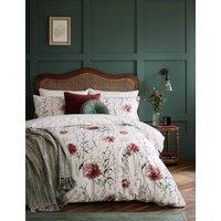 Laura Ashley Pure Cotton Pallington Bloom Bedding Set Red Mix