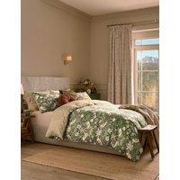 William Morris At Home Pure Cotton Strawberry Thief Bedding Set Green Mix