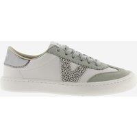 Victoria Animal Print Barefoot Wide Fit Trainers Khaki