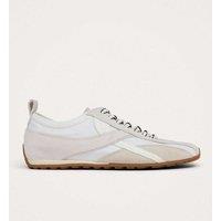 Alohas Suede Lace Up Trainers White