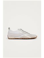 Alohas Suede Lace Up Trainers White