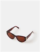 Metal Detail Premium Cat Eye Sunglasses