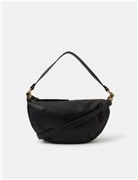 ACCESSORIZE Faux Leather Cross Body Bag Black