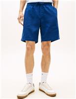 Tommy Hilfiger Regular Fit Linen Rich Lightweight Shorts Khaki