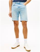Tommy Hilfiger Regular Fit Denim Shorts Light Blue