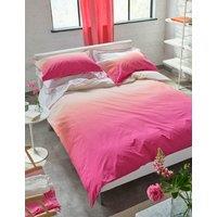 Designers Guild Pure Cotton Percale Ombre Pillowcase Set Pink Mix