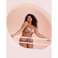Elomi Lucie Printed Briefs Brown Mix