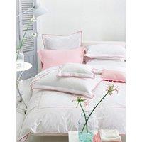 Designers Guild 2 Pack Pure Cotton Astor Pillowcases Light Pink Mix