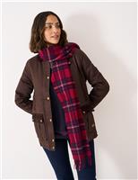 Pure Lambswool Tartan Tassel Scarf