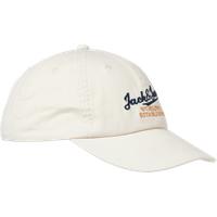 JACK & JONES Pure Cotton Baseball Cap White Mix
