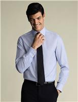 Slim Fit Non Iron Pure Cotton Striped Shirt