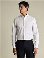 Slim Fit Non Iron Pure Cotton Textured Shirt