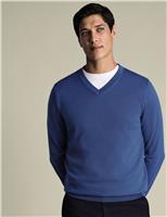 Pure Merino Wool V-Neck Jumper