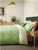 Orla Kiely Pure Cotton Criss Cross Stem Bedding Set Green Mix