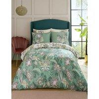 Sara Miller Passiflora Pure Cotton Sateen Bedding Set Green Mix