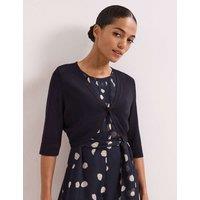Phase Eight Cropped Cardigan Navy