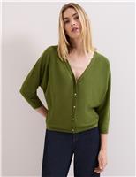 Textured V-Neck Cardigan