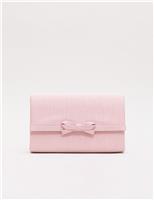 Bow Chain Strap Clutch Bag