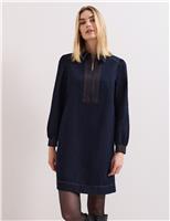 Denim Mini Shirt Dress