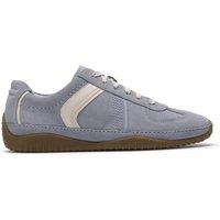 Clarks Suede Lace Up Trainers Light Blue