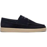 Clarks Suede Boat Shoes Navy