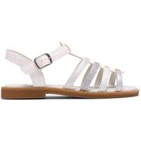 Clarks Kids' Glitter Sandals (7 Small - 9 Small) White