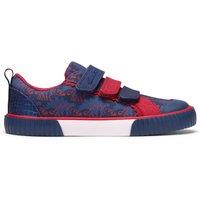 Clarks Foxing Dinosaur Riptape Trainers (7-9 Small) Navy Mix