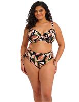 Printed Wired Plunge Bikini Top (E-JJ)