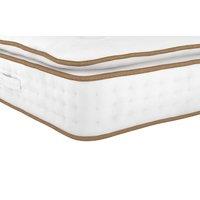 M&S 1500 British Wool Pocket Spring Medium Pillowtop Mattress White