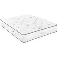 M&S 2500 British Wool Pocket Spring Medium Mattress White