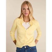 BAUKJEN Pure Cotton Ribbed Shirt Yellow
