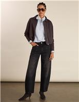 BAUKJEN High Waisted Barrel Jeans Black