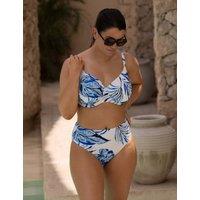Fantasie Kefalonia Wired Full Cup Bikini Top (D-J) White Mix