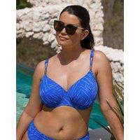 Fantasie Punta Mita Wired Full Cup Bikini Top (D-H) Blue Mix