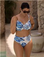 Kefalonia Printed High Waisted Bikini Bottoms