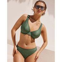 Freya Arizona Wave High Leg Bikini Bottoms Green