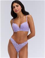 Aliyah Lace Wired Plunge Bra (B-DD)