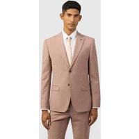 Ted Baker Slim Fit Wool Blend Single Breasted Suit Jacket Pink