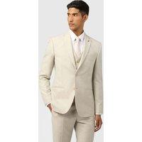 Ted Baker Slim Fit Wool Rich Blazer Beige