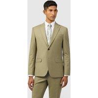 Ted Baker Slim Fit Wool Blend Single Breasted Suit Jacket Khaki