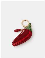 Beaded Chilli Bag Charm