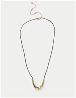 Cord Casted Necklace