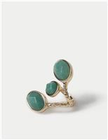 Natural Stone Wrap Ring